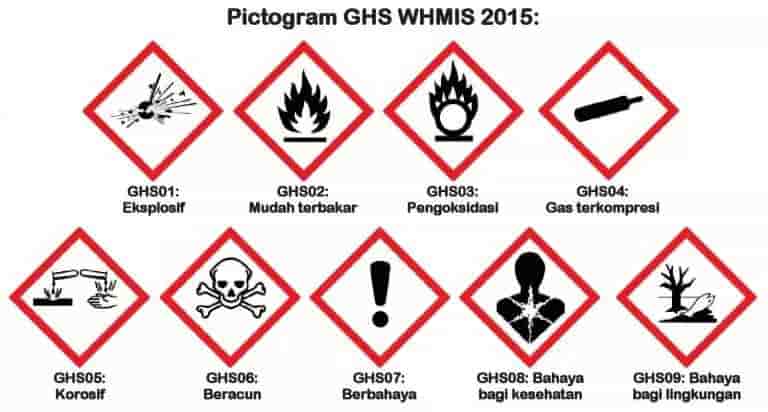 MSDS bahasa indonesia pdf - pictogram GHS